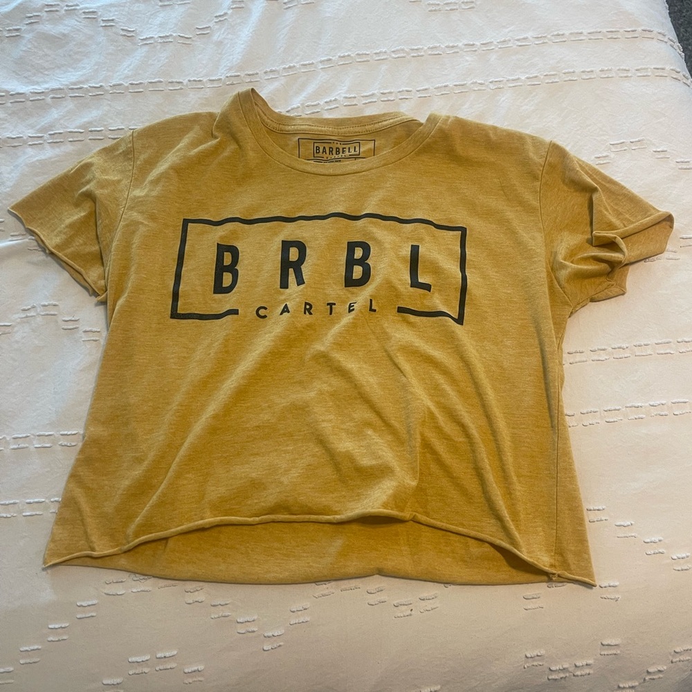 Barbell Cartel Crop Sz Lrg